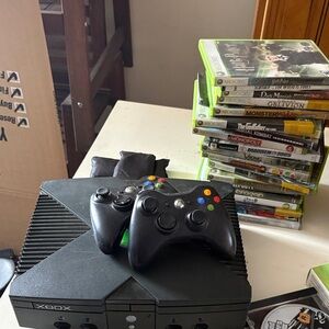 Black Console with Controller